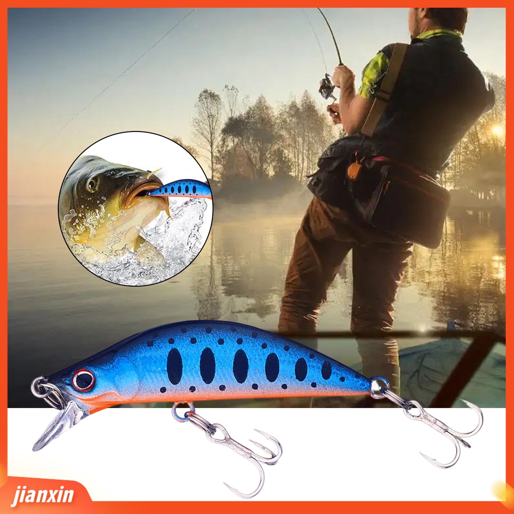 (In Stock) 5.5cm /5.5g Lure Umpan Penembus Kuat Angling Perlengkapan Memancing Tajam Pesca Lure Crankbait Untuk Pemancing