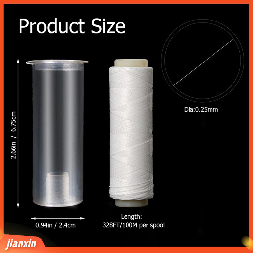 (In Stock) 0.2mm 200m 0.25mm 100m Tali Pancing Andal Elastisitas Tinggi Umpan Tetap Aksesoris Memancing Umpan Garis Untuk Angling