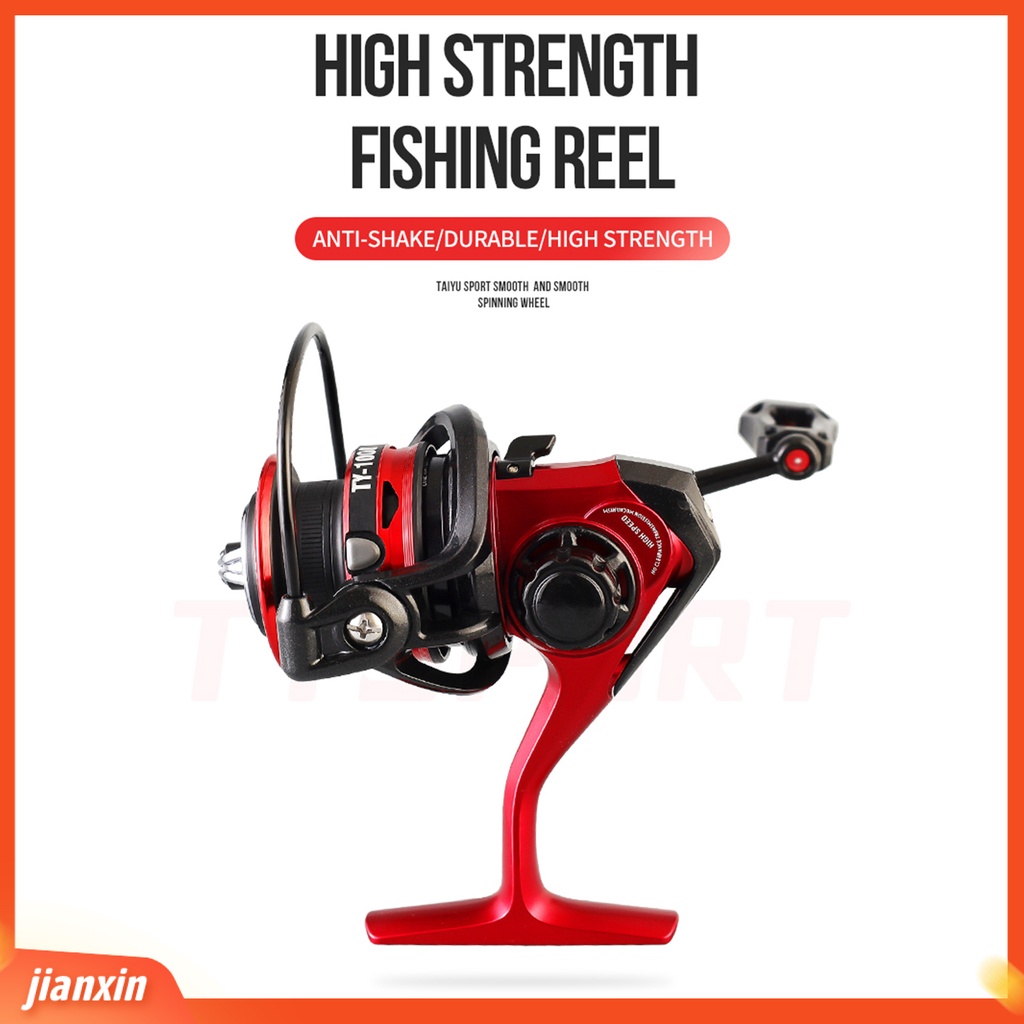 (In Stock) Spinning Reel Waterproof Alat Pancing Tangan Kiri/Kanan Operasi Sederhana Portable Sea Fishing Wheel Perlengkapan Memancing Luar Ruangan