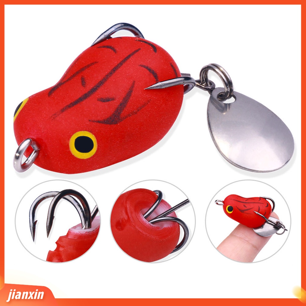 (In Stock) 1set 2.5cm Umpan Bionic Realistis Fisheye Simulasi Tahan Gigitan Tajam Kait Angling Panjang Casting Kodok Bionic Lure Memancing Luar Ruangan