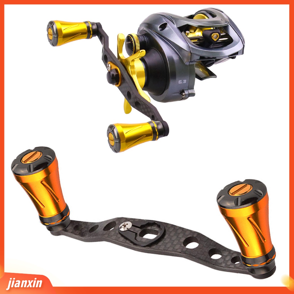 (In Stock) Memancing Luar Ruangan Carbon Fiber Umpan Casting Reel Rocker Arm Fish Wheel Handle