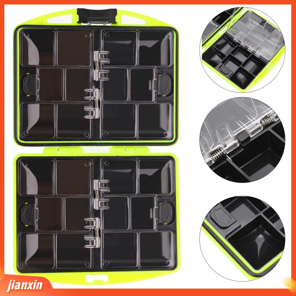 (In Stock) Storage Box Tempat Penyimpanan Aksesoris Alat Mini Plastik Portable Dua Sisi Untuk Washi Tape