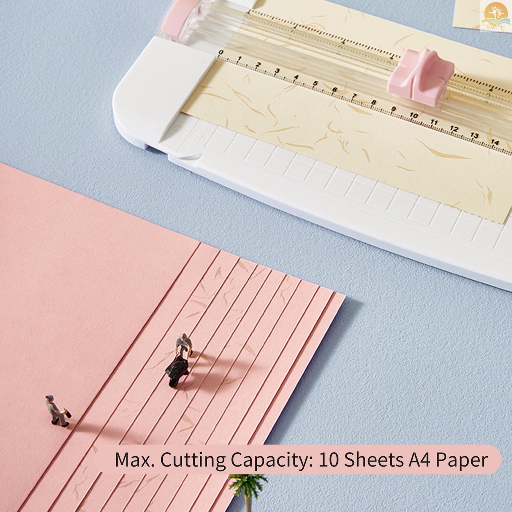 In Stock JIELISI Mini A5 Paper Trimmer Cutter Desktop Mesin Pemotong Kertas Dengan Security Cutter Head Tambahan Penggaris Sisi Untuk Kerajinan Kertas Foto Kartu Scrapbooking Kantor Rumah Sup