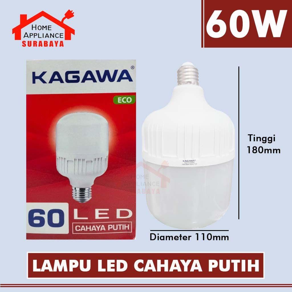 KAGAWA ECO Lampu Led Bulb Capsul Kapsul 5 - 60 Watt Cahaya Putih