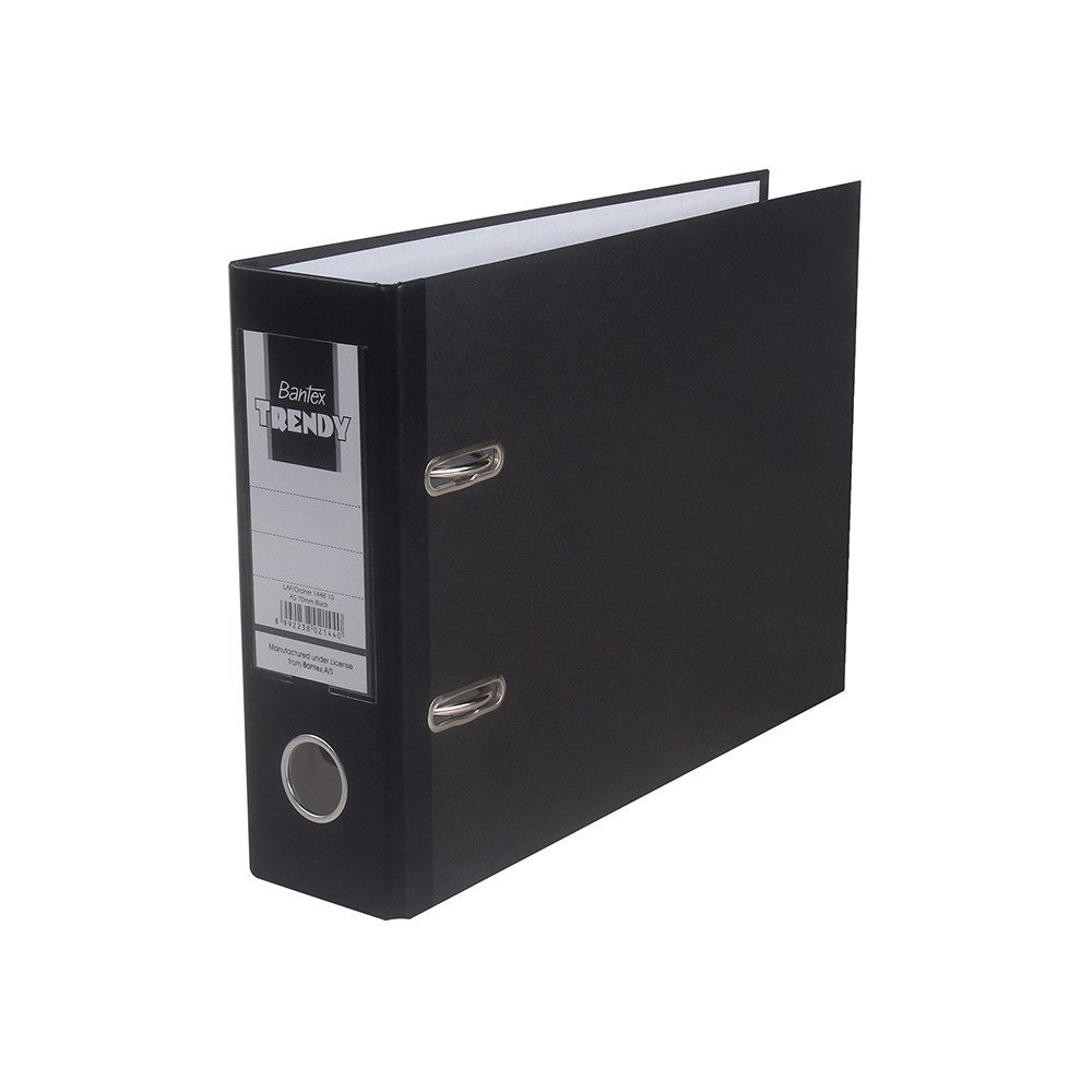 

[Artomas] Bantex Lever Arch File Ordner Trendy A5 7cm Black 1448 10