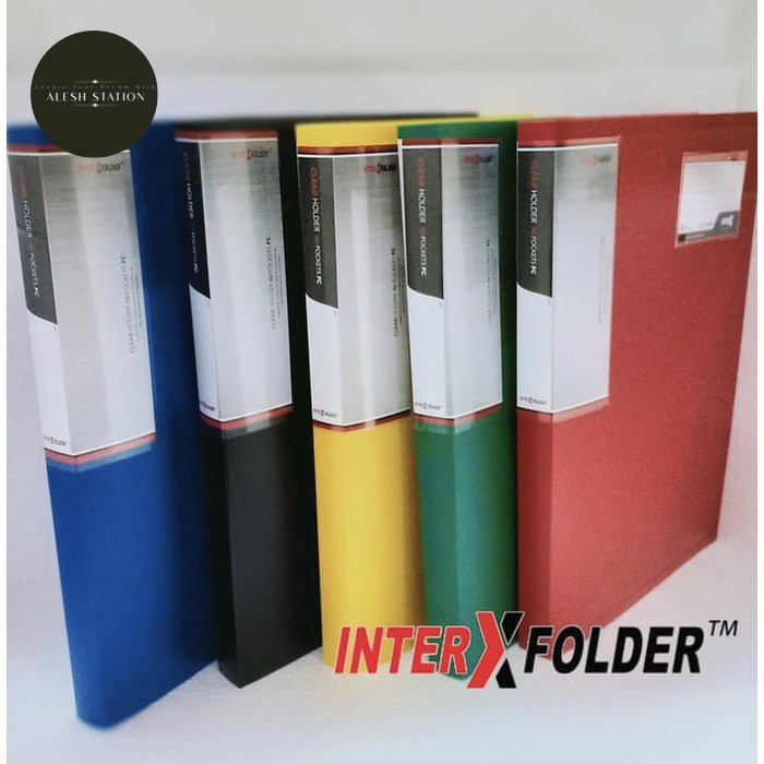 

clear holder Inter X Folio F4 100 lembar / display album+cover hitam
