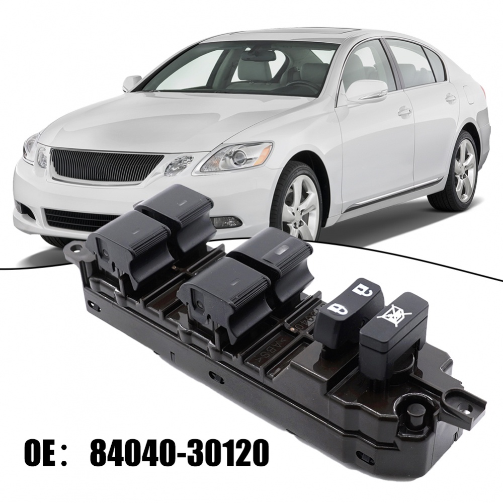Saklar Power Window 84040-30120 Hitam Untuk LEXUS GS450H 07switch Kaca