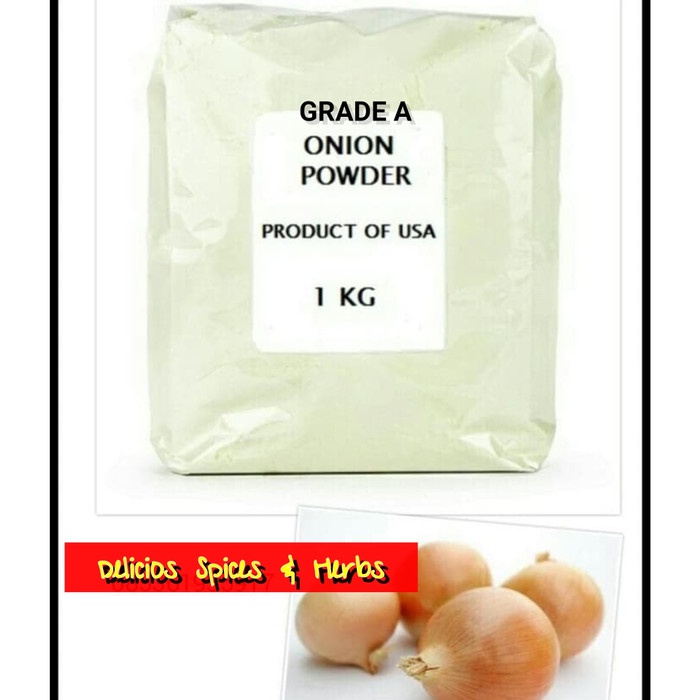 

✨Ready Stok✨ - Onion Powder Pure 100% / Bawang Bombay Bubuk MURNI GRADE A-1KG- 1.2.23