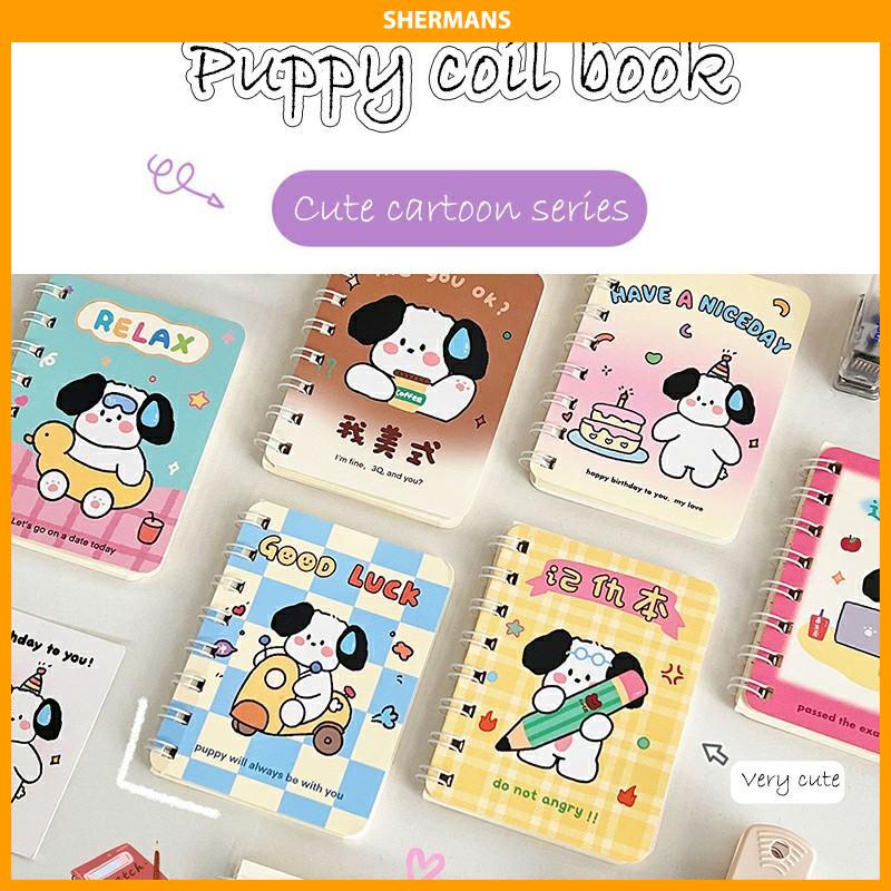 

[Ready Stock❤️][Ready Stock❤️]Buku catatan mini siswa kantor notebook koil kartun lucu notebook saku portabel catatan mini siswa kantor sherman sherman