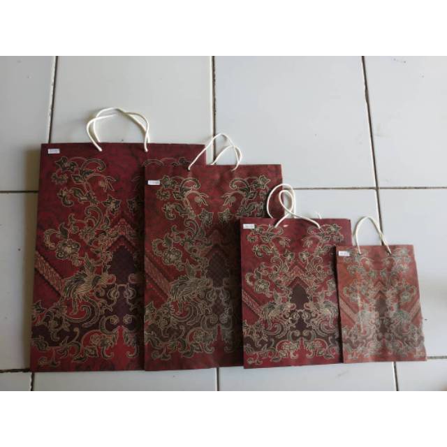 

PAPPER BAG BATIK UK. 40x29 35X25 24X20