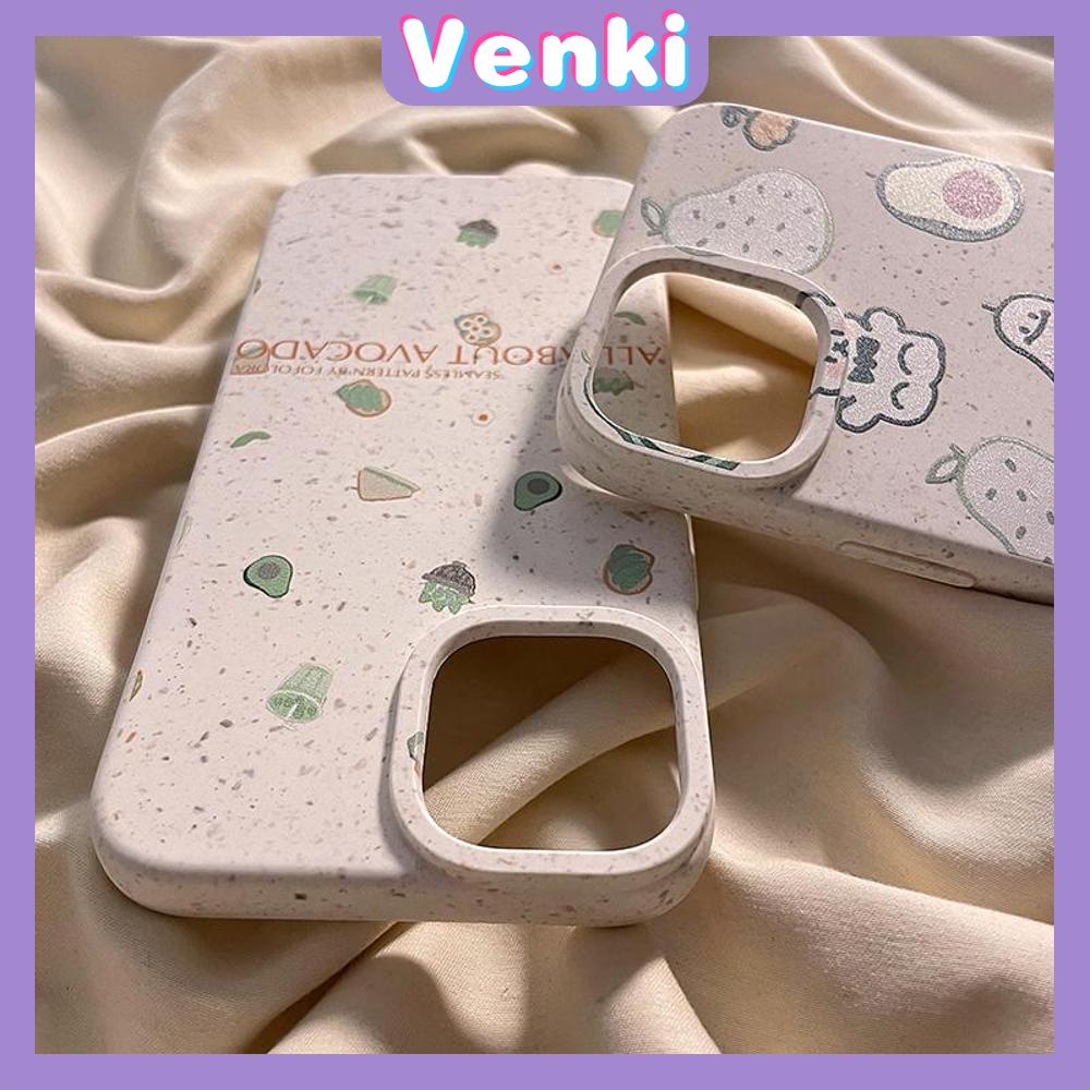 Venki - Untuk iPhone 11 Case Ramah Lingkungan Biodegradable Case Halus Pelindung Kulit Gandum Segar Pot Alpukat Kompatibel dengan iPhone 14 Pro max 13 Pro max 12 Pro Max 11 xr xs max 7