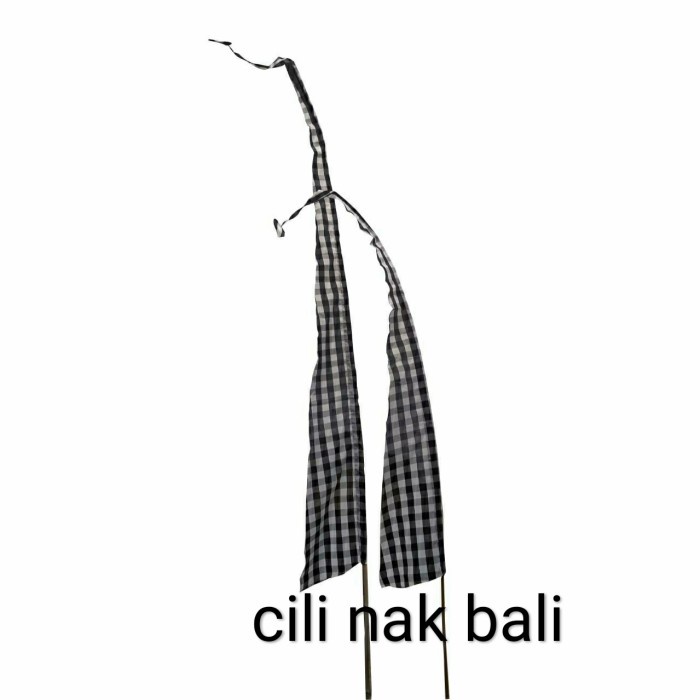 EDD Umbul umbul Bali Murah Kotak Poleng 6-7m - Poleng, 5 meter