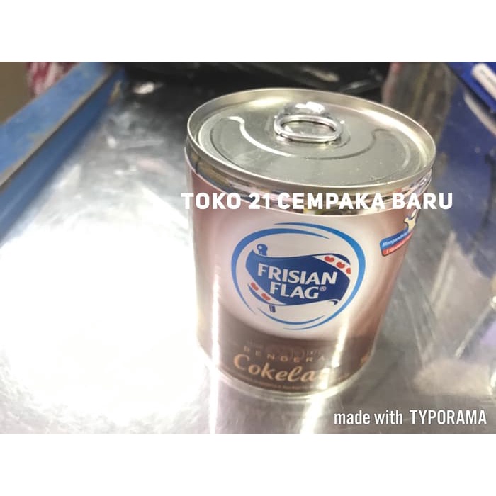 

Frisian Flag Cokelat Kaleng 370g Susu Bendera Coklat Kental Manis 370