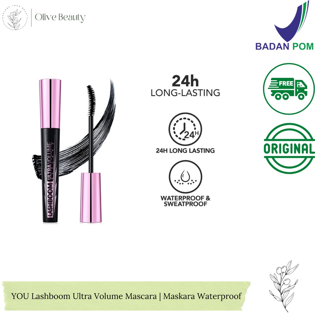 YOU Lashboom Ultra Volume Mascara | Maskara Waterproof
