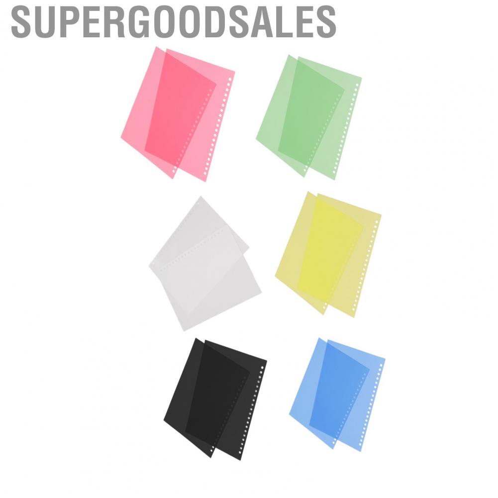 Supergoodsales Binding Presentation Cover  Sheet Protector Easy Cleaning PP Plastic for Report