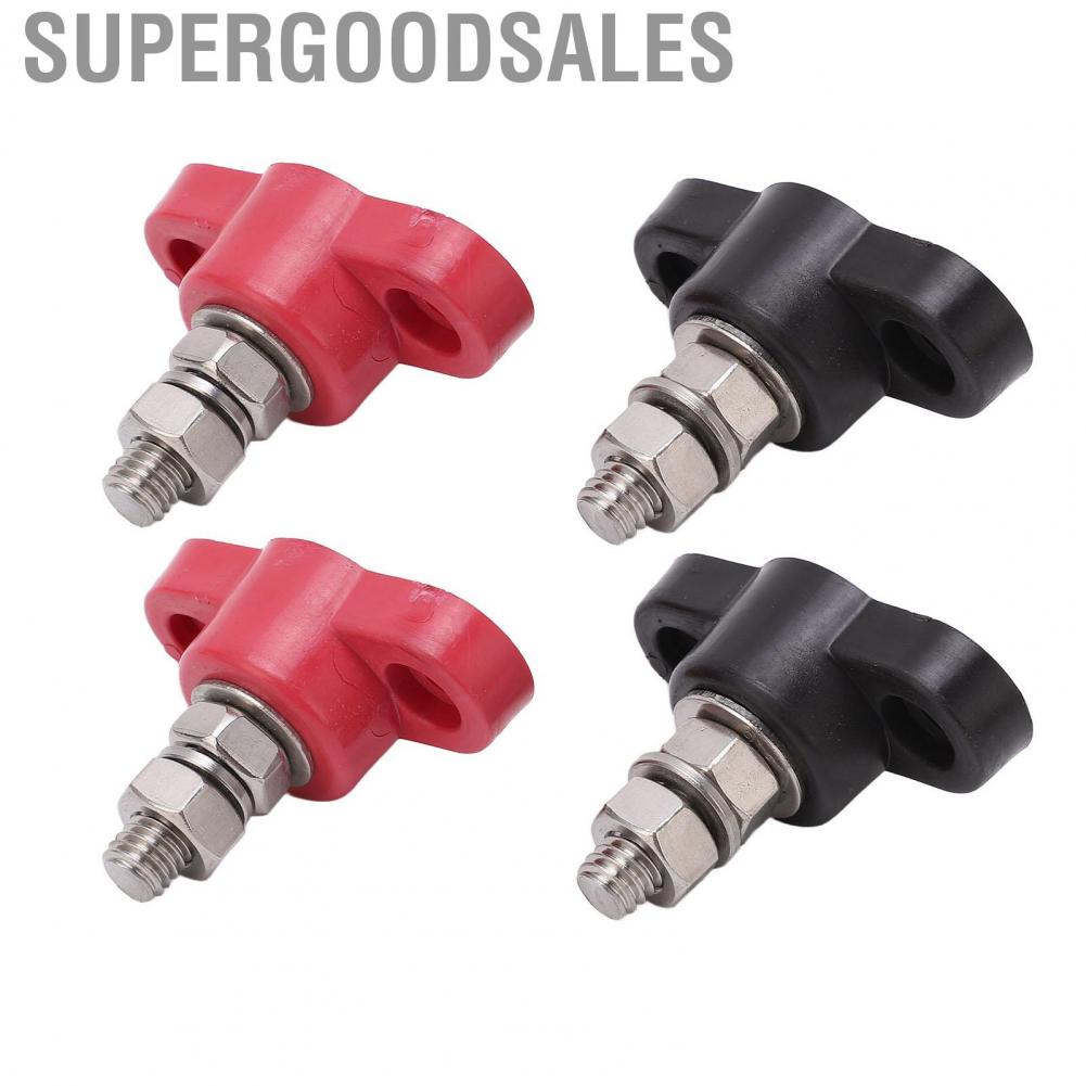 Supergoodsales 4Pcs  Terminal Blocks 12V 24V Power Stud Distribution Junction