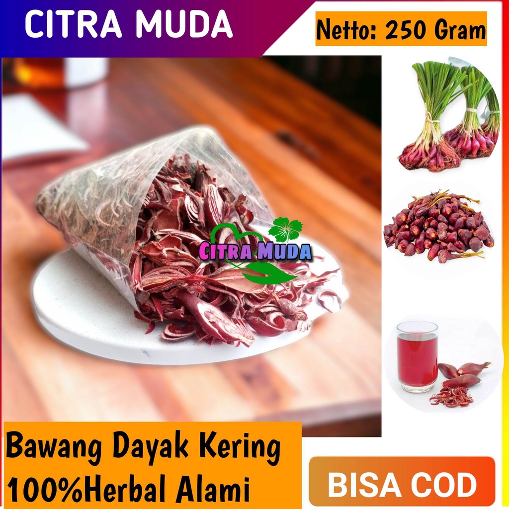 

Bawang Dayak kering 250gram Bisa cod