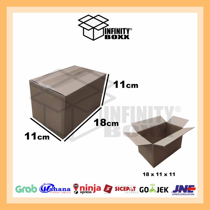 

kardus box packaging packing 18x11x11 cm SHEET POLOS