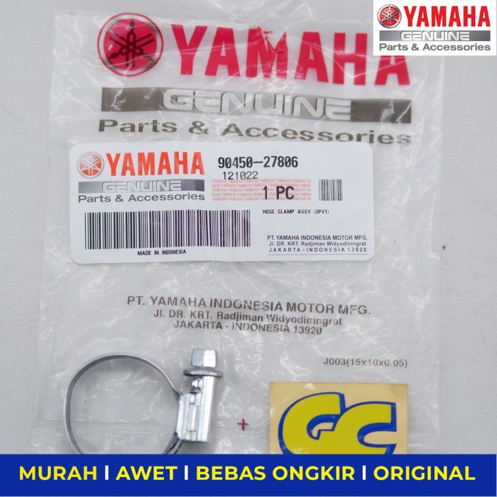 Hose Clam Selang Radiator Yamaha Vixon, MX King 90450-27806 - Sparepart Sperpart Spare Part Motor On