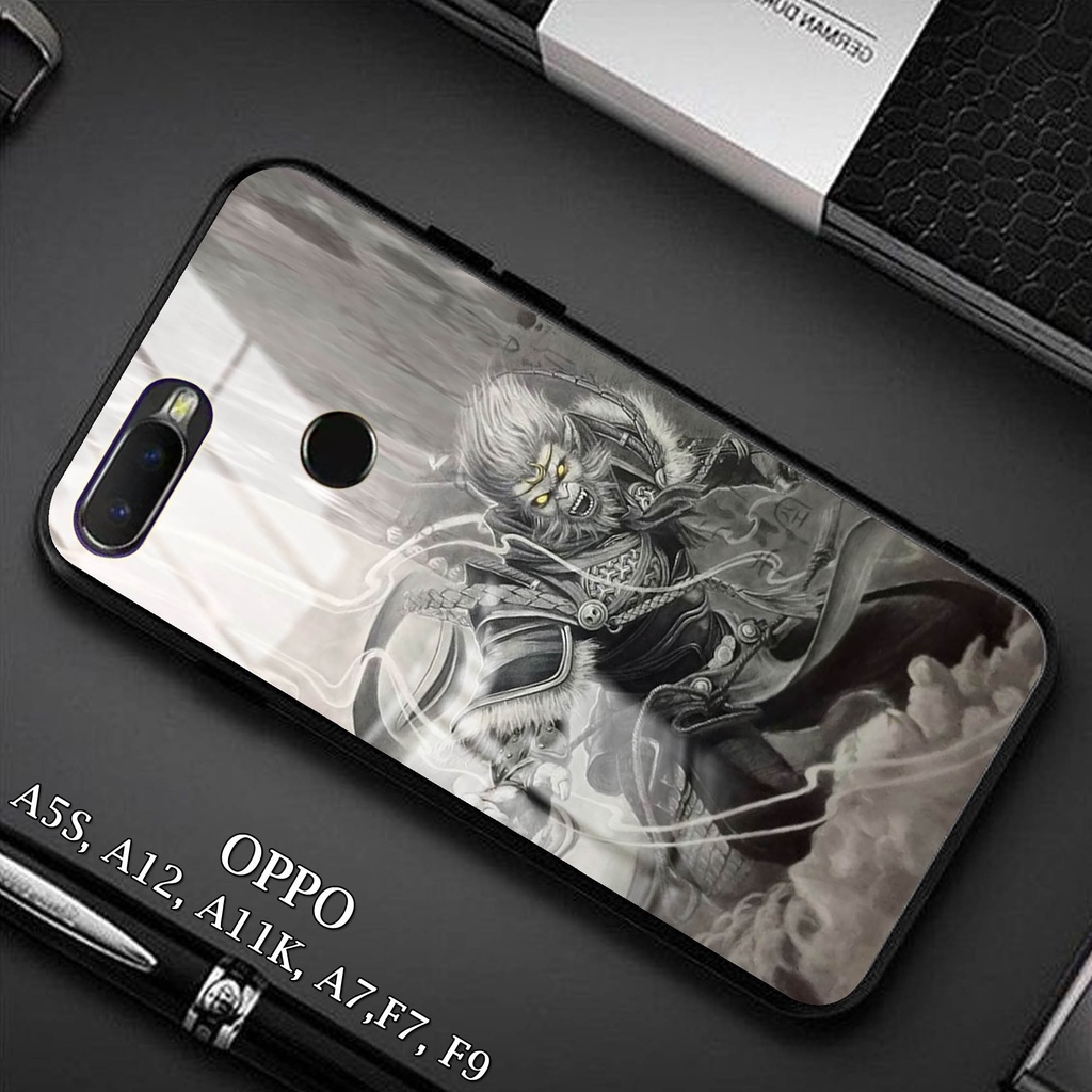 Softcase Glass Kaca OPPO A5s - Case Hp Pelindung Handphone OPPO A5s [ A98].