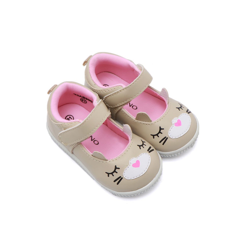 Gabino Sepatu Anak Perempuan Flat Casual Bombalurina Cream-G3AB9002