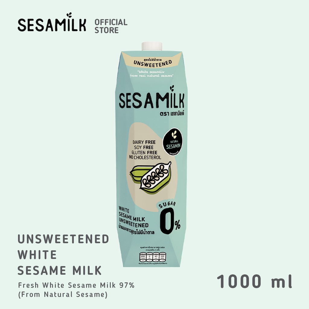 

Sesamilk Unsweetened white sesame milk 1000 ml