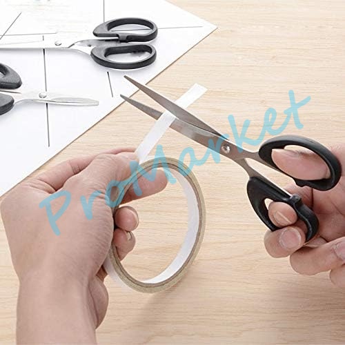 PRO Gunting Stainless Steel 14 CM Gunting Medium Hitam Ukuran Paper Scissors Gunting Kertas Stainless