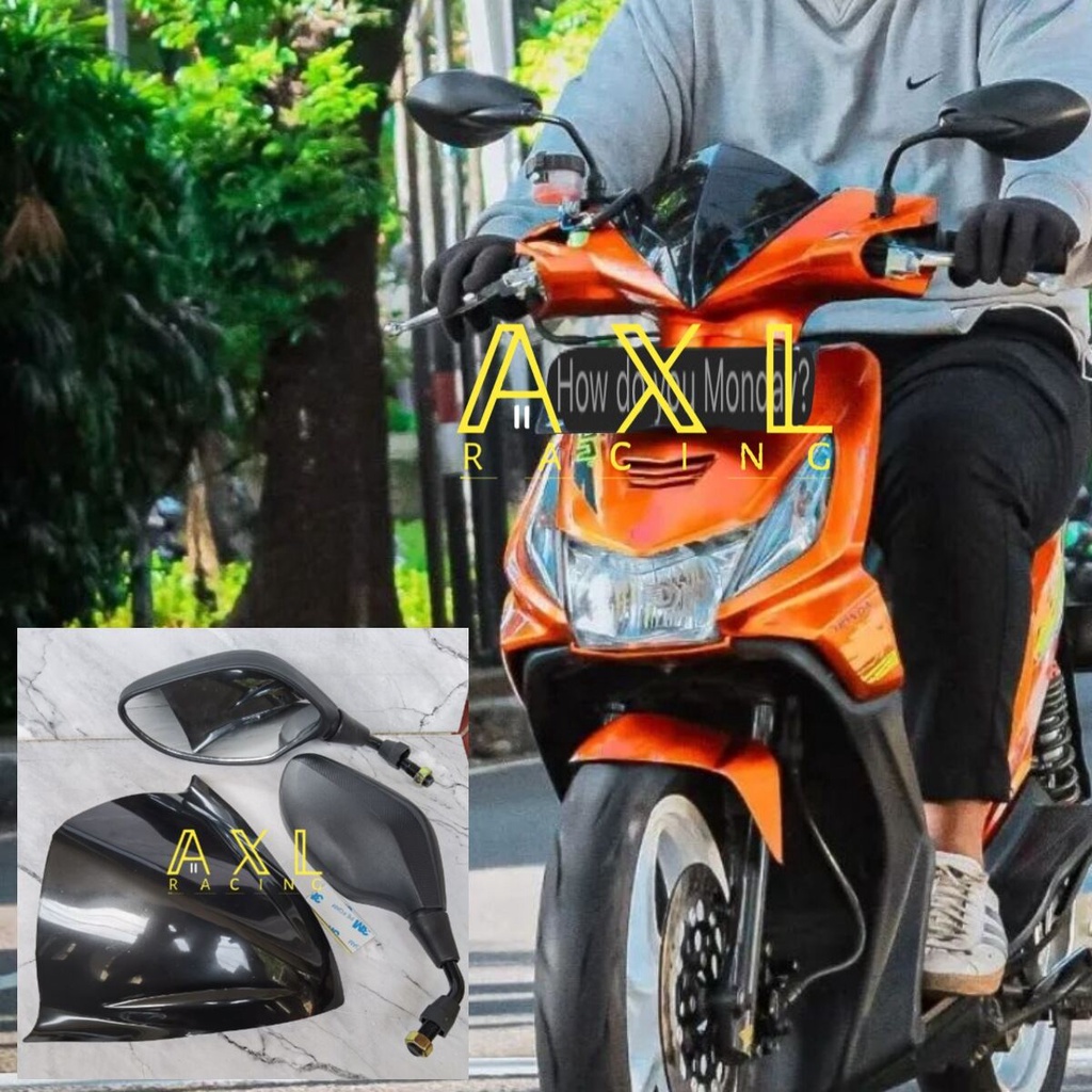 VISOR TERBARU PLUS SPION X1 PNP HONDA BEAT KARBU