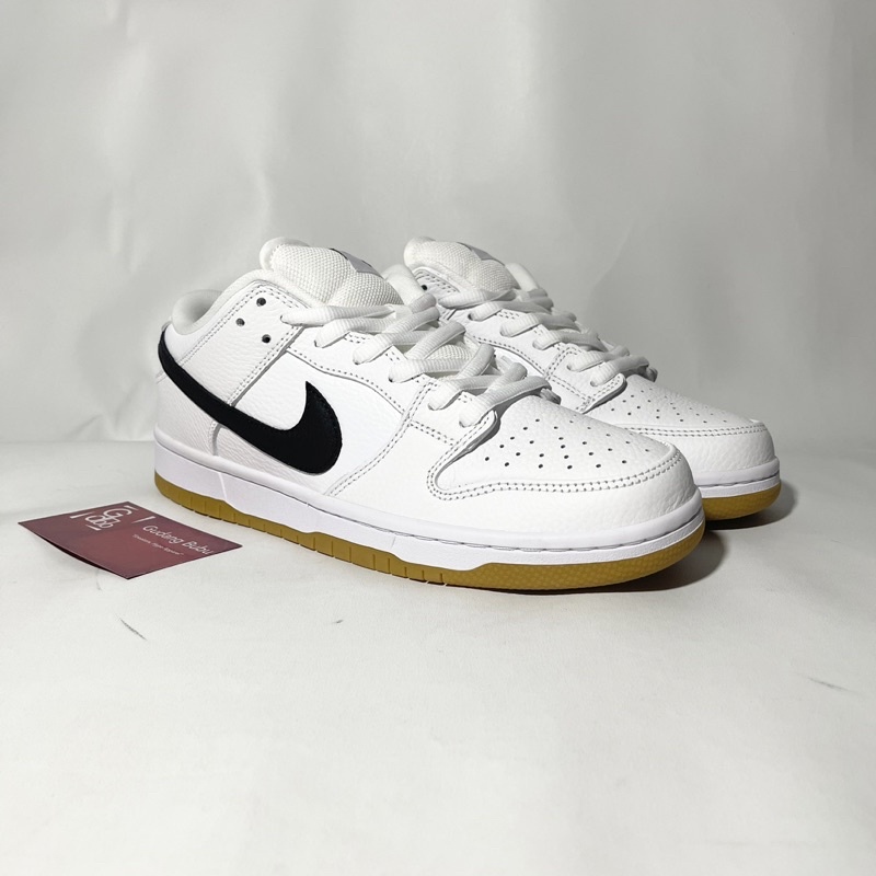SB Dunk Low Pro ISO Orange Label White Black Gum Bvs
