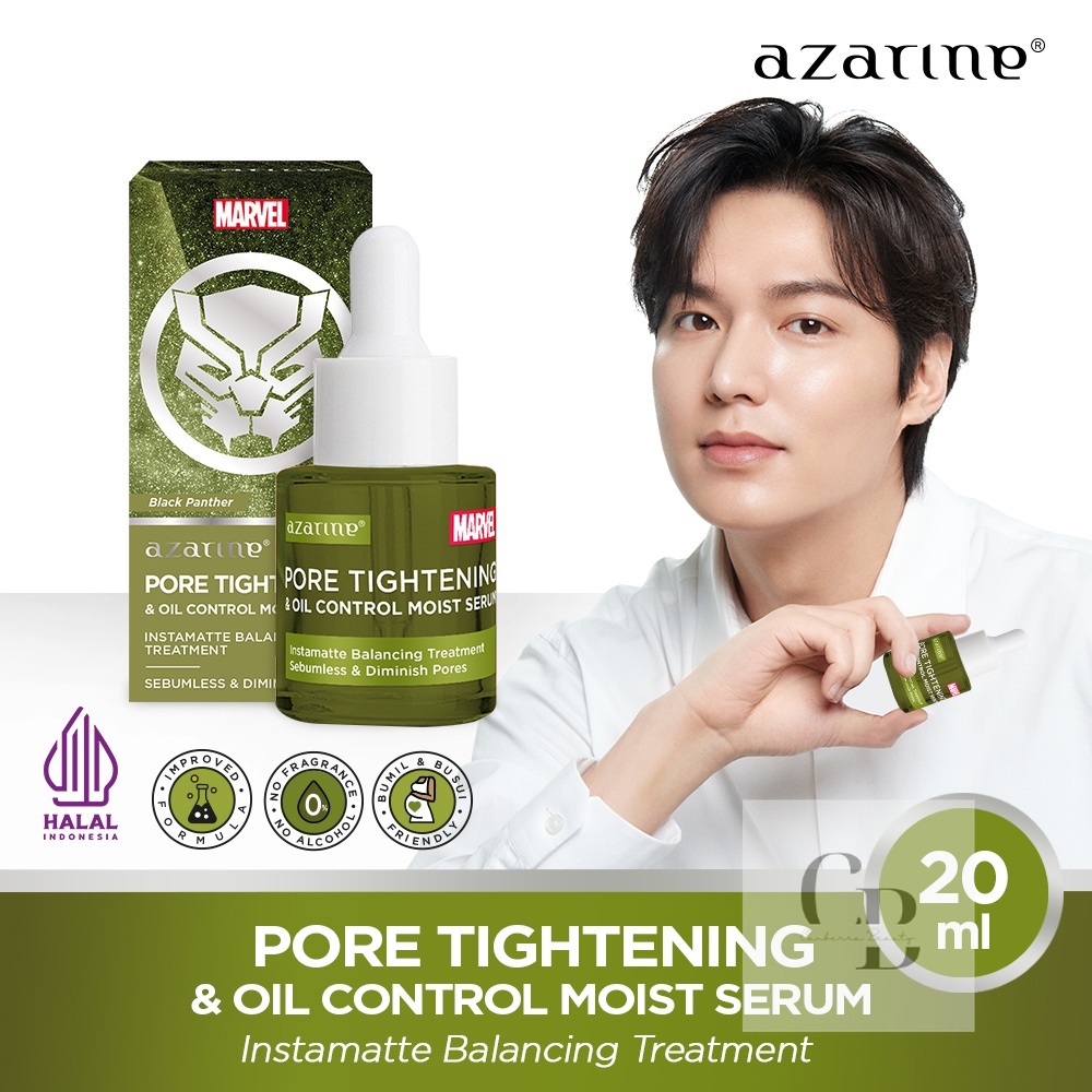 Azarine Pore Tightening & Oil Control Moist Serum 20ml - Azarine Serum Wajah Marvel