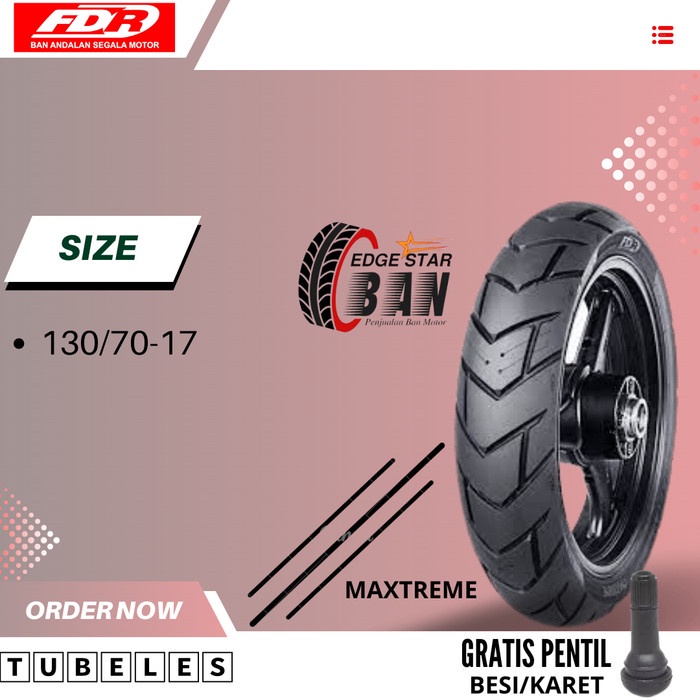 BAN FDR MAXTREME (130/70-17) Tubeles Sport CBR150,CB150,