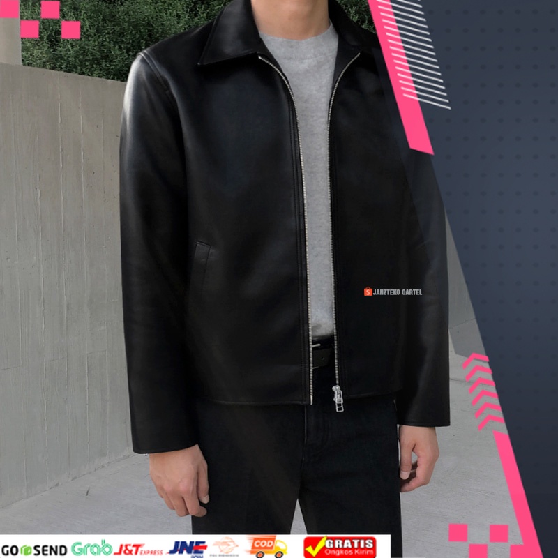 JAKET FORMAL KEREN NYAMAN DESAIN NEW /JNK x EDWIN - Jaket Vintage Pria Mafia Varsity Bahan Semi Kuli