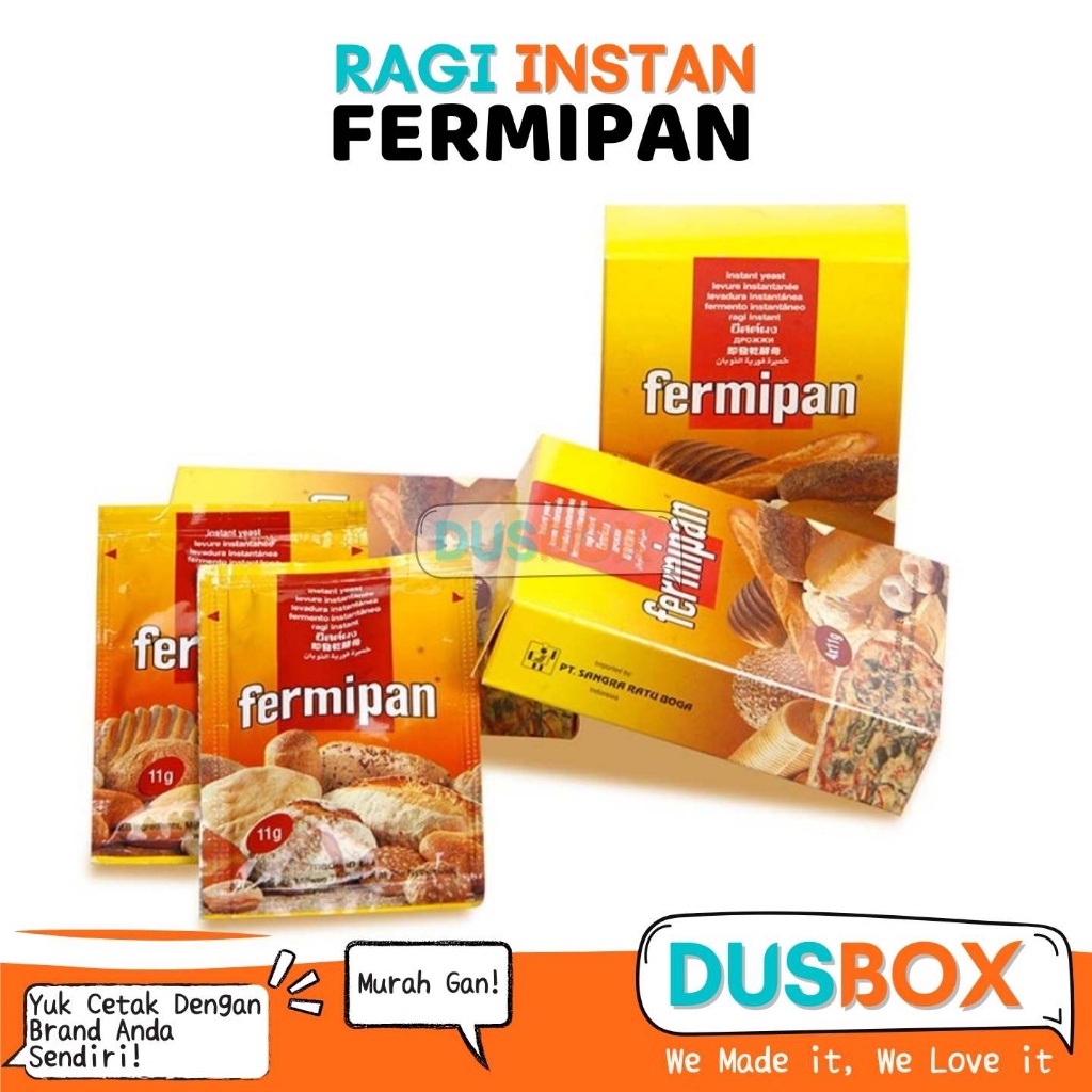 

Fermipan Ragi Instan Sachet / Ragi Fermipan / Ragi sachet