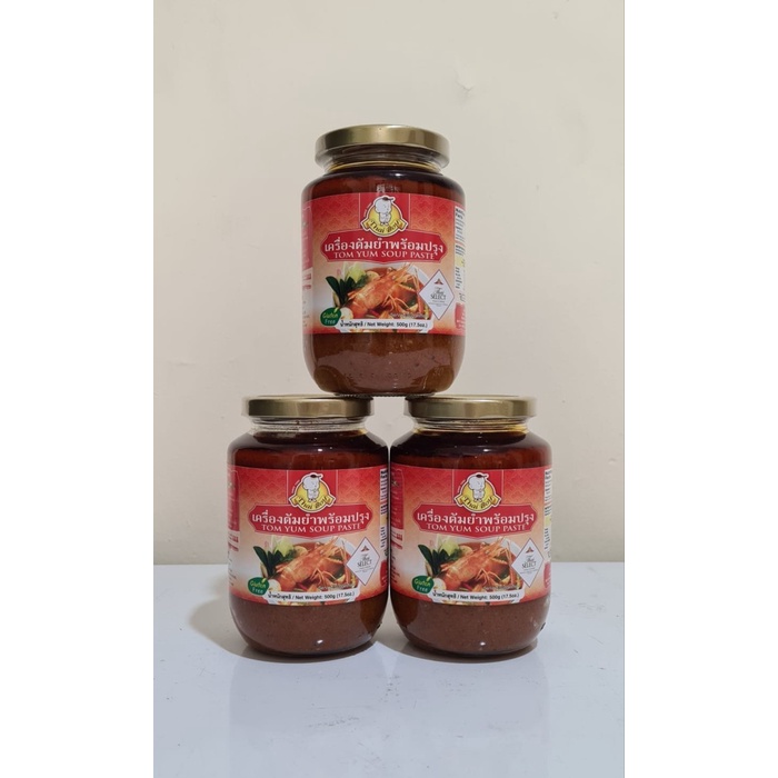 

THAI BOY TOM YUM SOUP PASTE 825 GR / BUMBU TOM YAM 1 DUS ( 12 pcs )