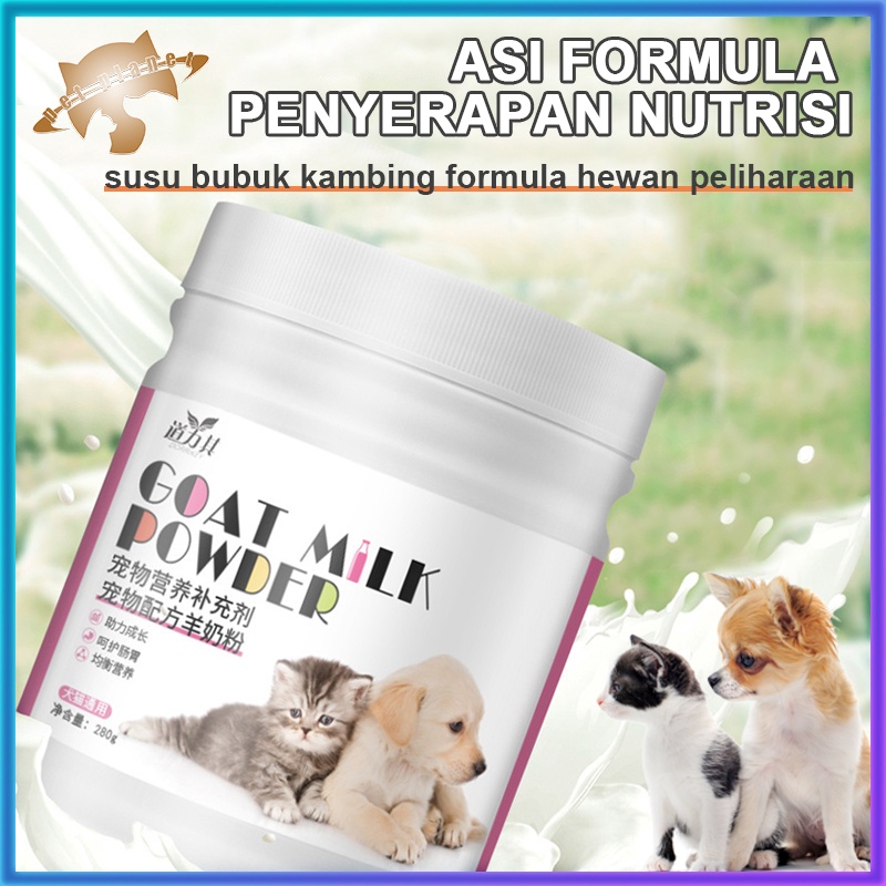 Kambing Goat Milk Powder Susu Kambing Kekucingan Susu bubuk hewan peliharaan Susu