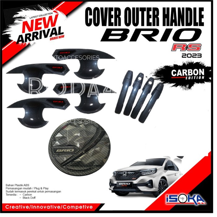 Outer Handle Tank Cover Pegangan Pintu Mobil All New Honda Brio 2023