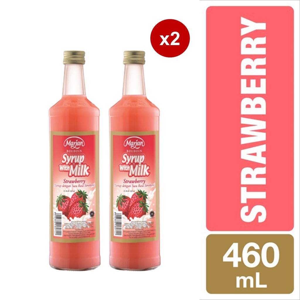 

Marjan Boudoin Milk Strawberry 460 ml x2