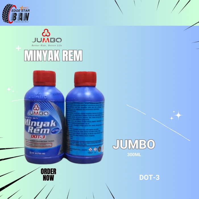 MINYAK REM JUMBO BESAR - MINYAK REM JUMBO DOT-3 300ml