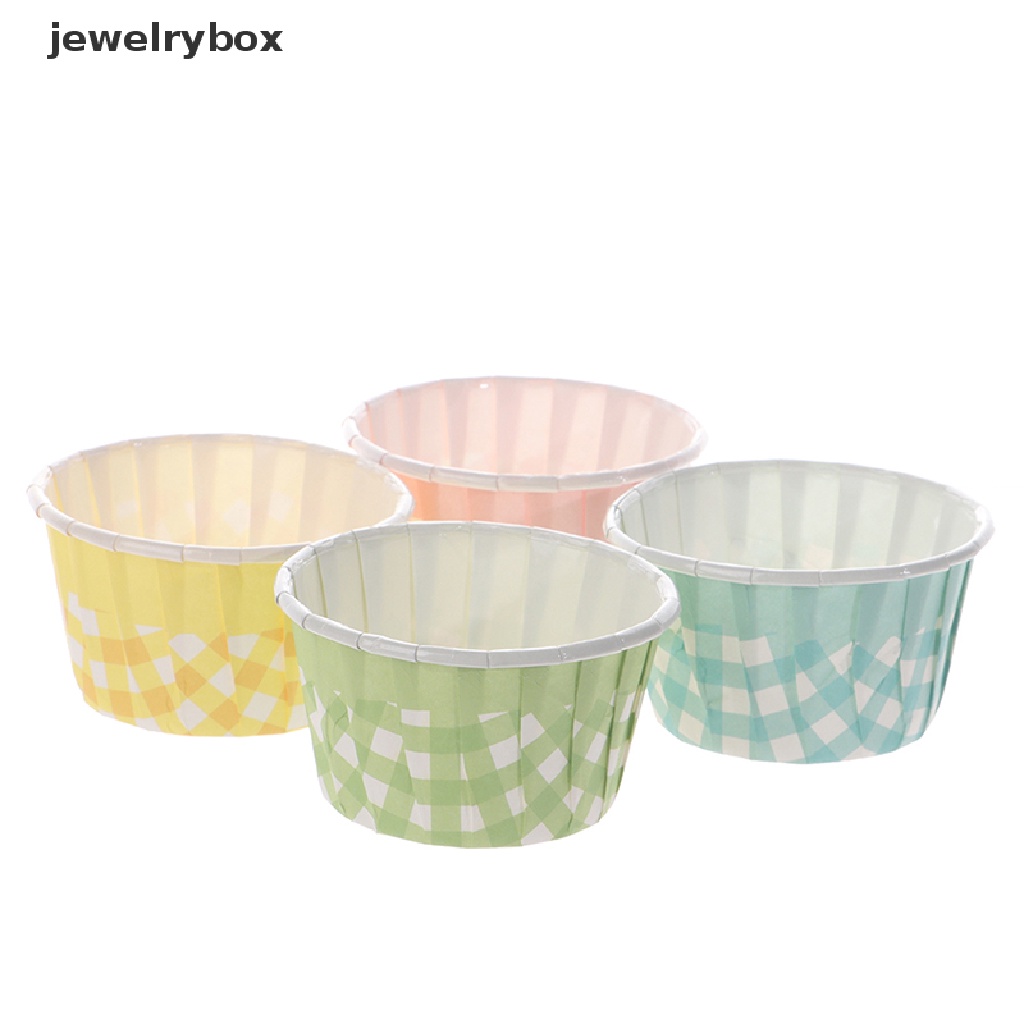 [jewelrybox] 50pcs Cupcake Liner Baking Cup Muffin Cupcake Kertas Cups Case Tray Kertas Muffin Butik