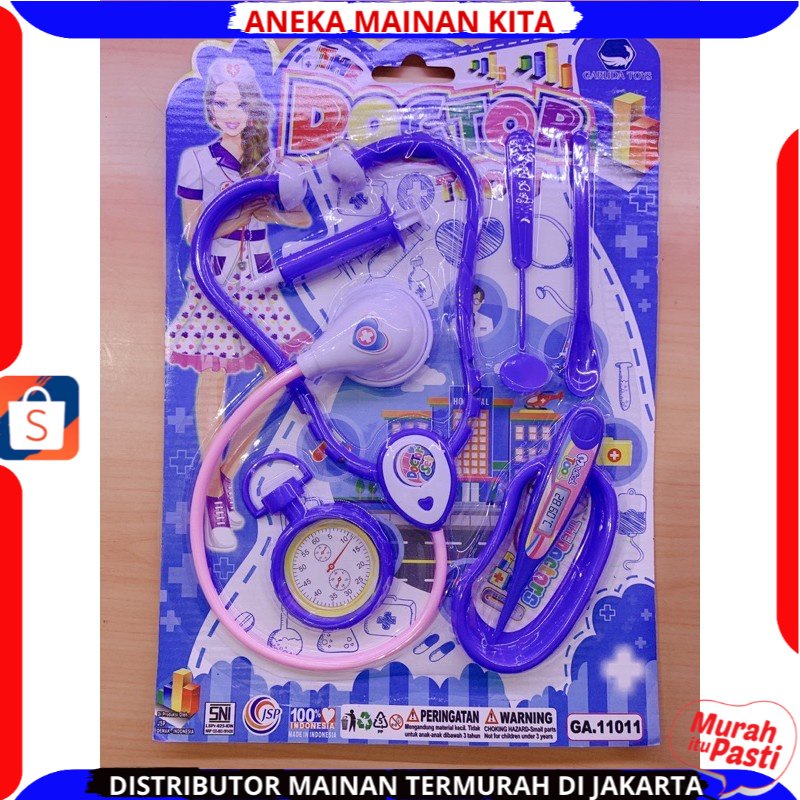Mainan Anak Dokter Dokteran Set Ga 11011 Mainan Edukasi anak Perempuan / Anak Laki Laki SNI Murah
