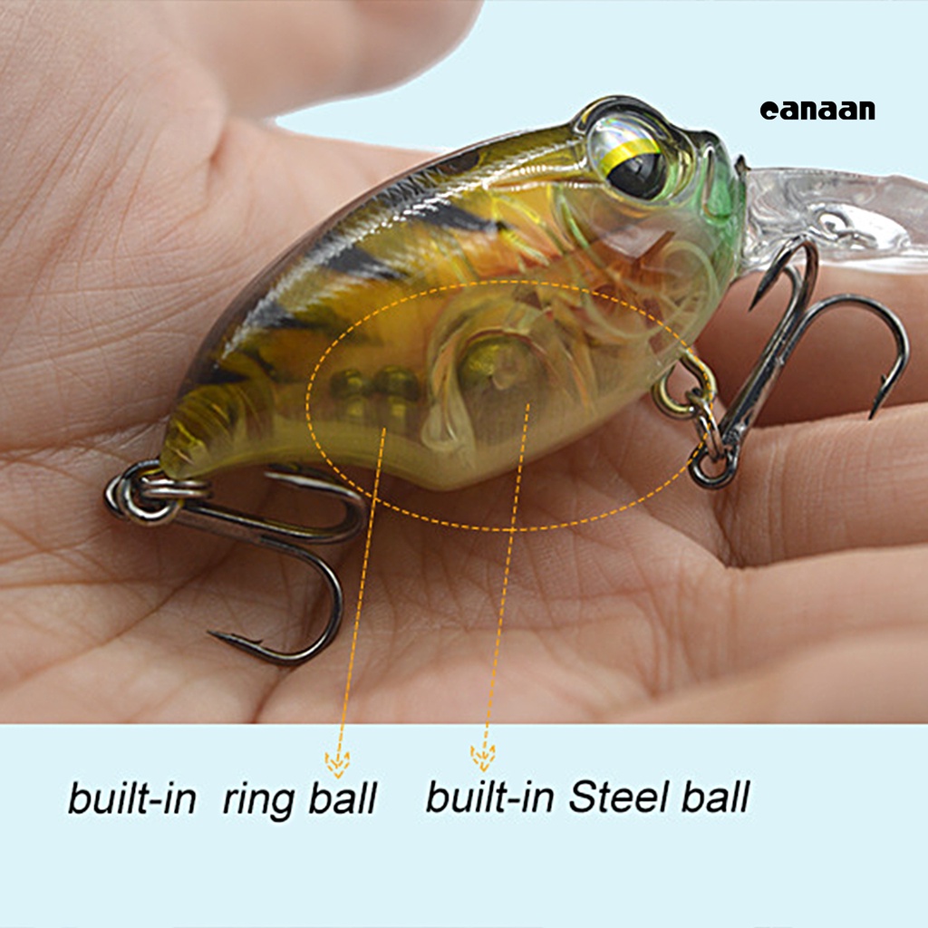 Cnn-57mm/8g Umpan Chubby Penampilan Realistis Mata 3D Kait Tajam Umur Panjang Fleksibilitas Tinggi Kemampuan Menangkap Kuat Portabel Wobbler Memancing Memikat Peralatan Memancing