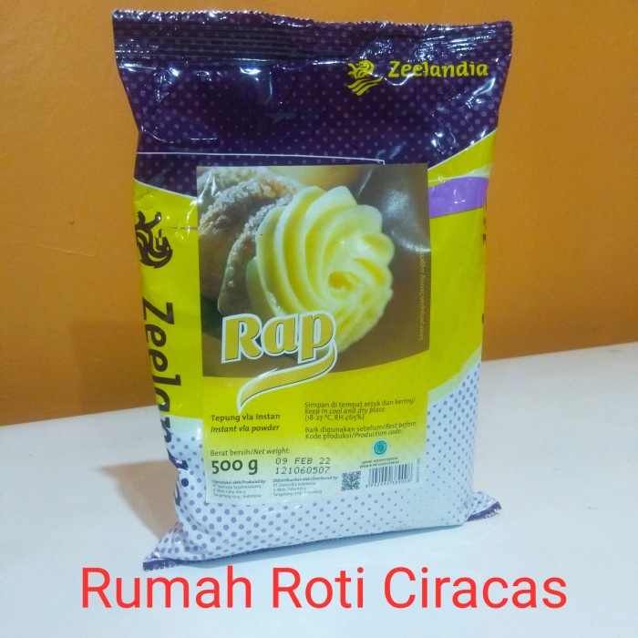 

[Bumbu Dapur]- RAP ZEELANDIA CUSTARD 500 GR PREMIX TEPUNG VLA INSTANT BUBUK 500GR
