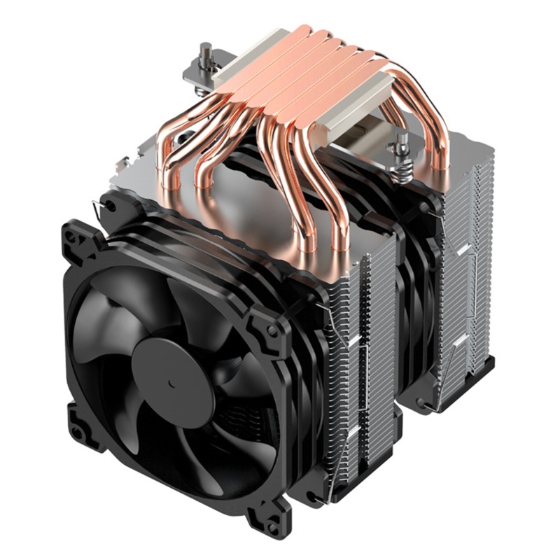 Zzz Silent PWM Fan Radiator 4pipa Panas RGB CPU Cooler Untuk Lga775 1151