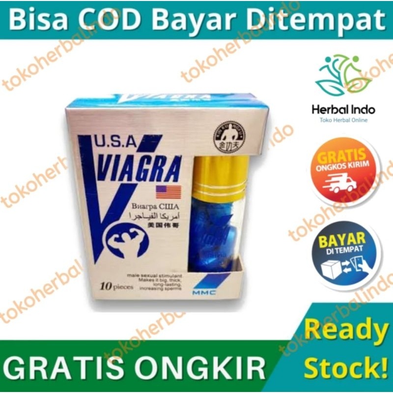 Viagra Blue MMC - Vigra Usa - Vigra Asli Original - 10 Tablet 100mg Biru