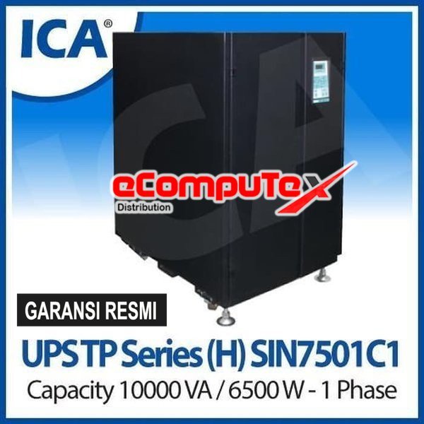 UPS ICA SIN-7501C1 SIN7501C1 10000VA / 6500 WATT ONLINE SINEWAVE UPS GARANSI RESMI