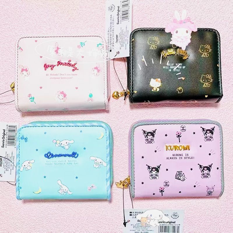 Sera Kayu Manis Anjing Kulomi Dompet Pendek Mahasiswa Busur Retro Kartu Tas Puding Melodi JK Lolita PC