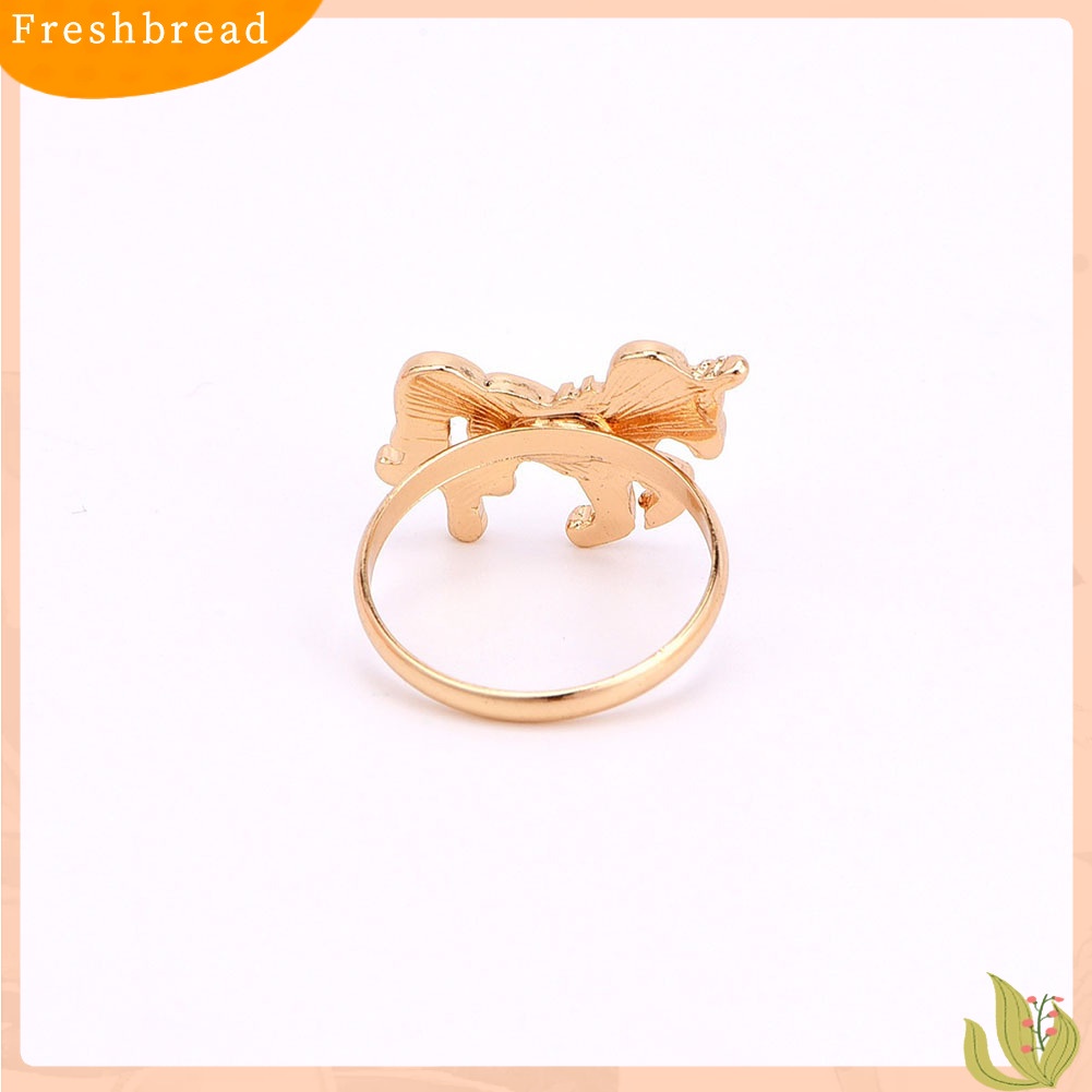 &lt; Freshbread &gt; Indah Kartun Peri Dongeng Enamel Wanita Gadis Anak-Anak Jari Cincin Perhiasan