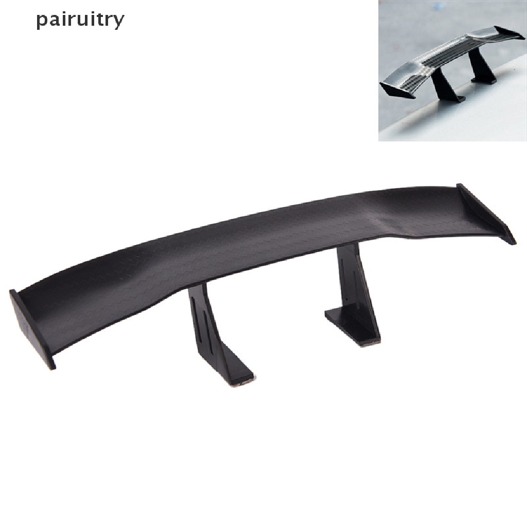 Prt Hot Universal Mini Spoiler Mobil Ekor Belakang Dekorasi Spoiler Wing Serat Karbon PRT