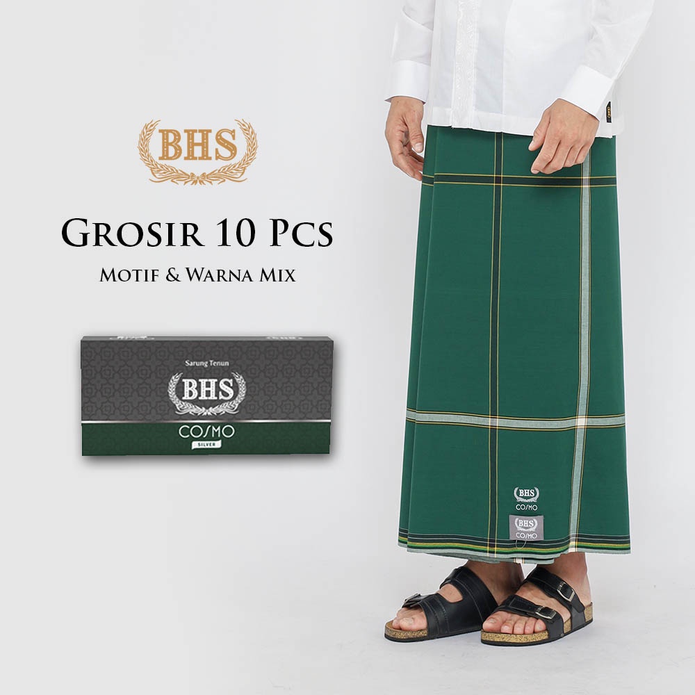 Grosir 10 Pcs Sarung BHS Cosmo Silver