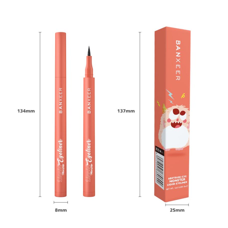 BANXEER_ Abstruse Eye Monster Liquid Eyeliner Tahan Air Tahan Lama BM04 [Emperor]